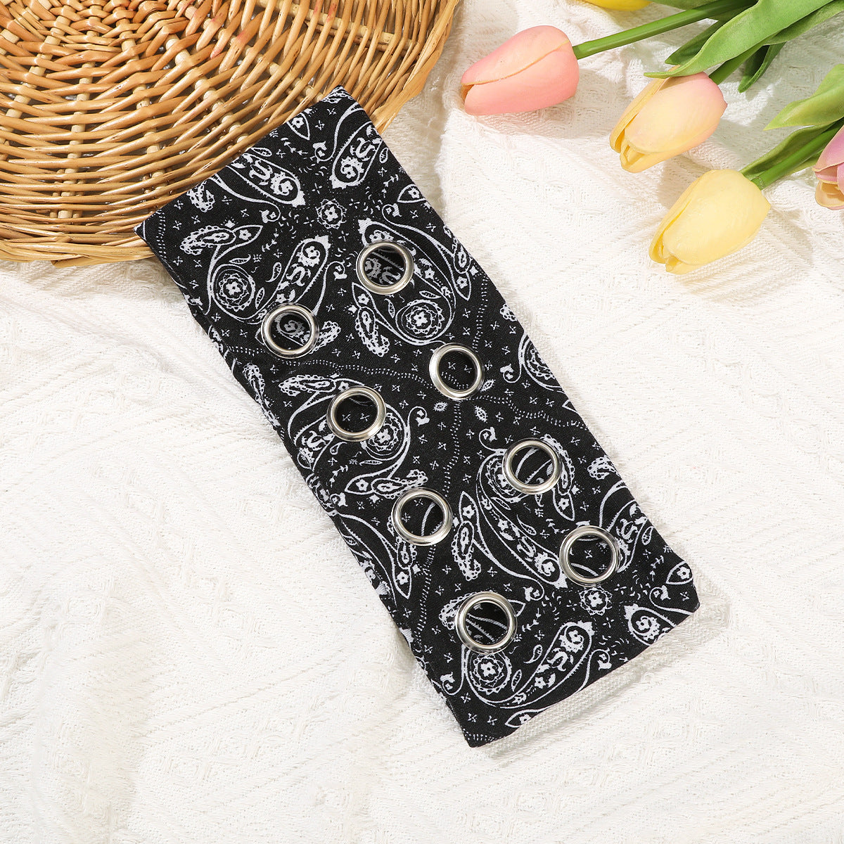 Metal Circle Hair Band for Hair Styling and Hair Accessories – Punk Hip Hop Look
