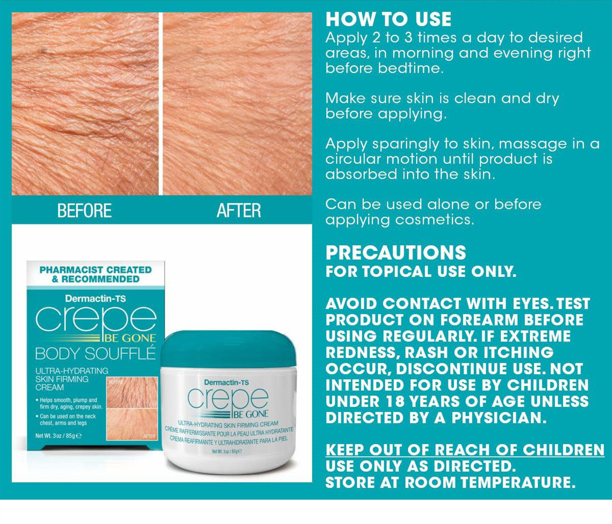 Body Firming Moisturizing Cream And Brightening