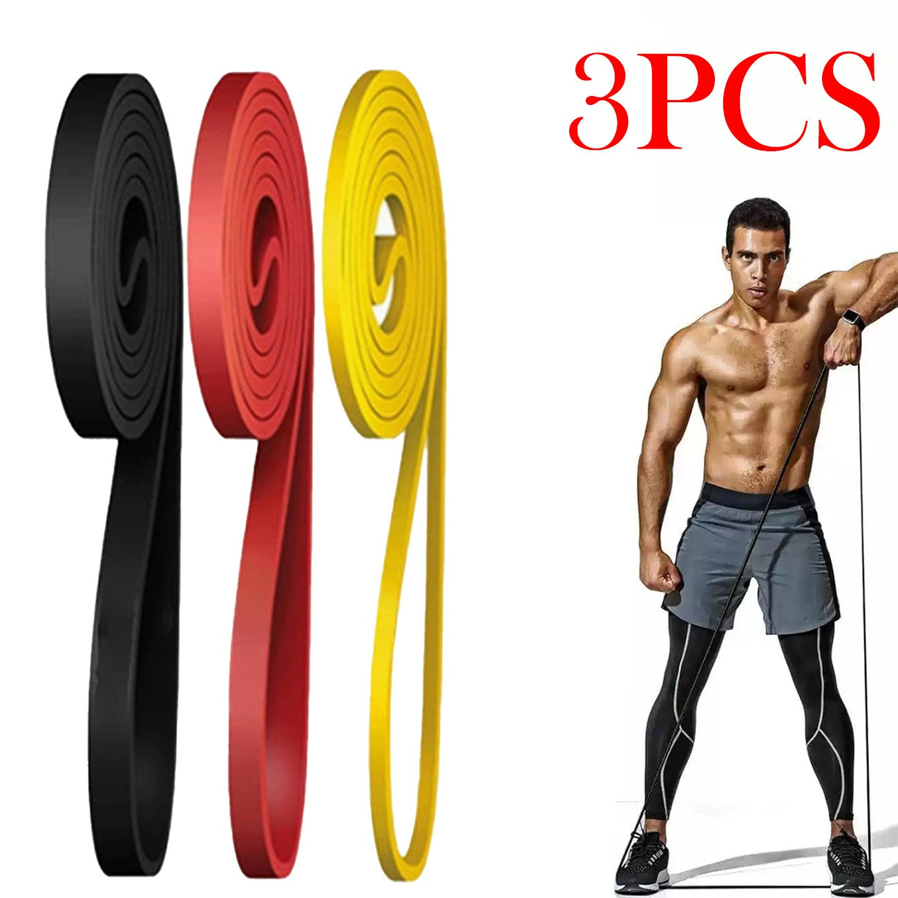 Heavy Duty Resistance Bands for Fitness Training - 1 Pack
