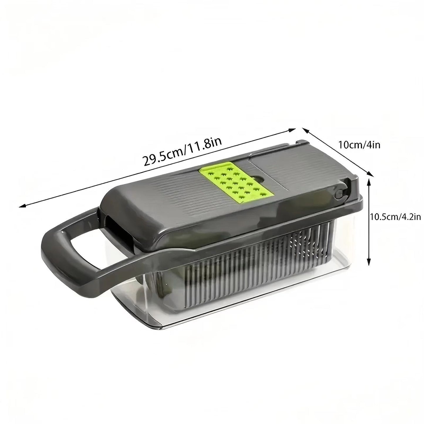 16-in-1 Vegetable Chopper & Fruit Slicer with Container