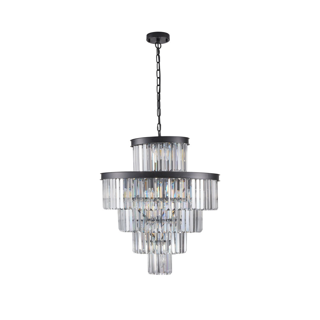 Luxury Crystal Chandelier - 15-Light Pendant Light Fixture