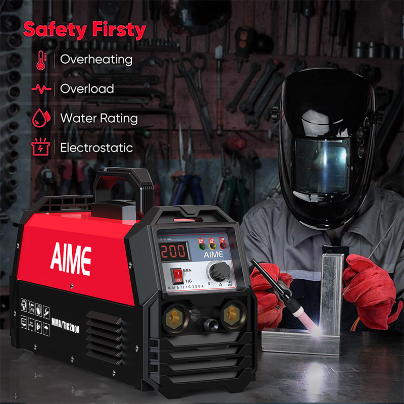 Dual-Function TIG MMA Welding Machine 5A Start for Thin Materials - Beginner Friendly