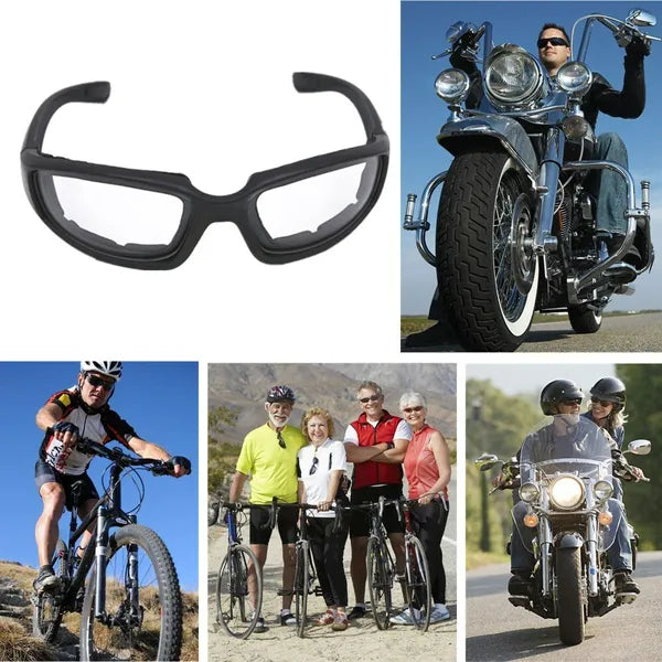 Motorcycle Riding Glasses with UV Protection & Wind Resistance