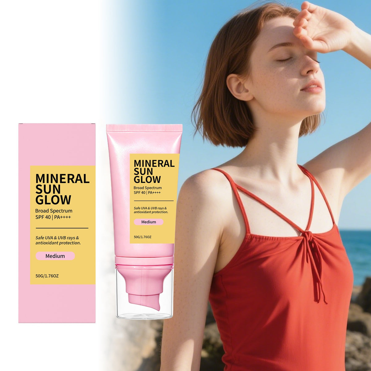 Mineral Sunscreen SPF 50G with Smooth Finish - Face Skin Care