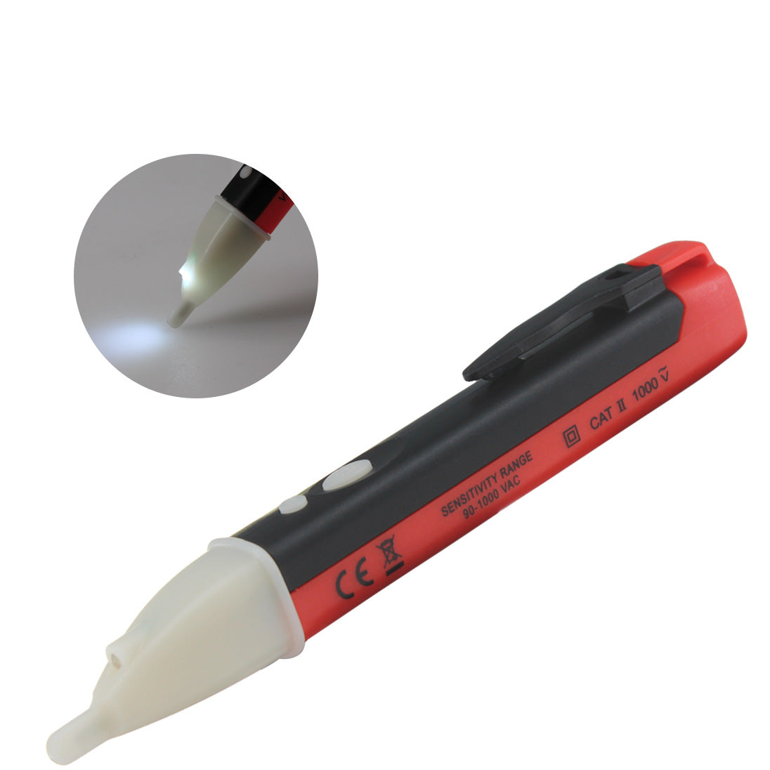 Non-Contact Induction Tester for Electricians - Multi-Function Electrical Voltage Detector