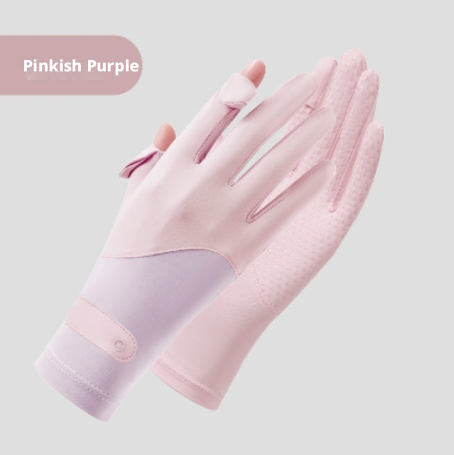 Ice Silk Sunscreen Gloves