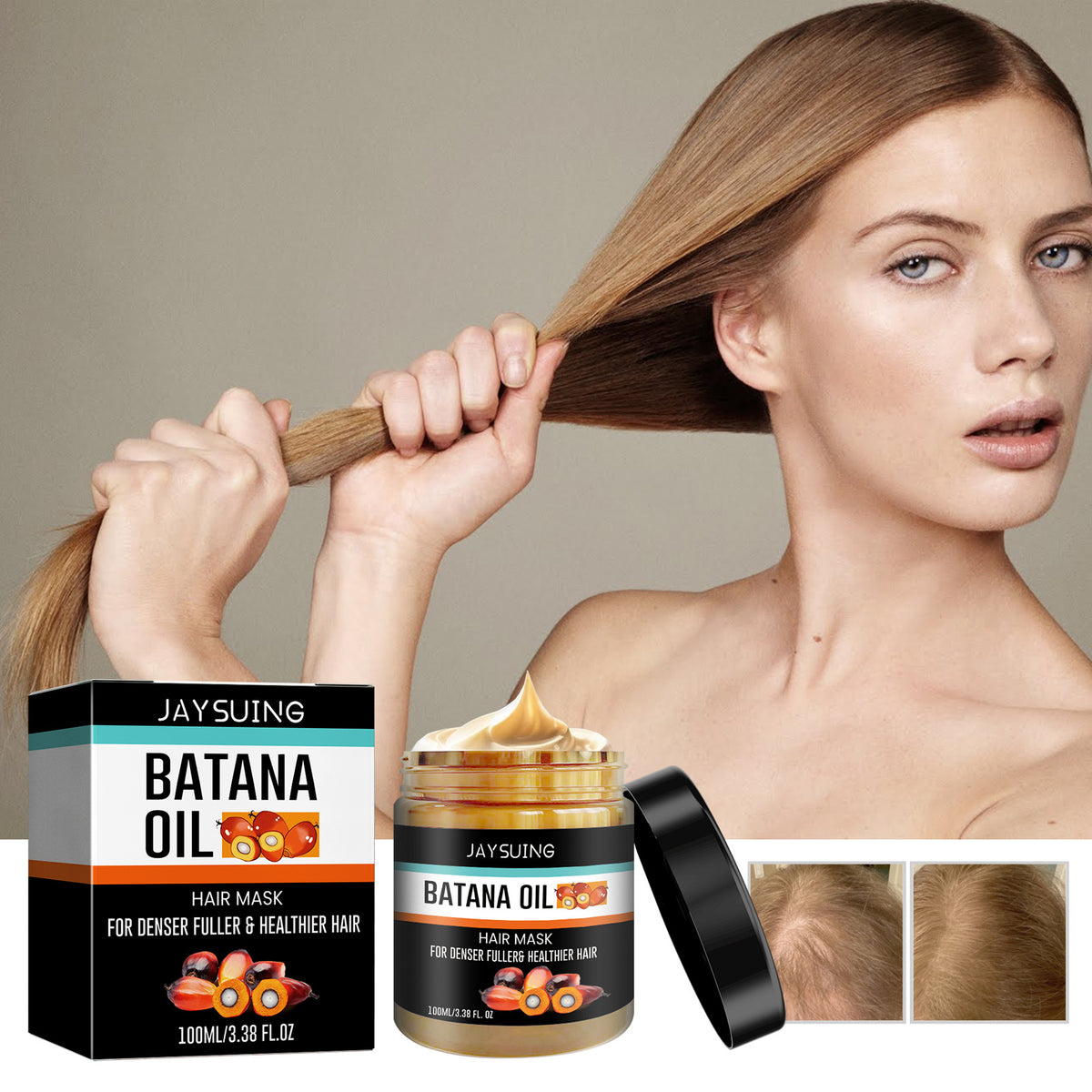 Batana Hair Care Mask Moisturizing Soft And Plump