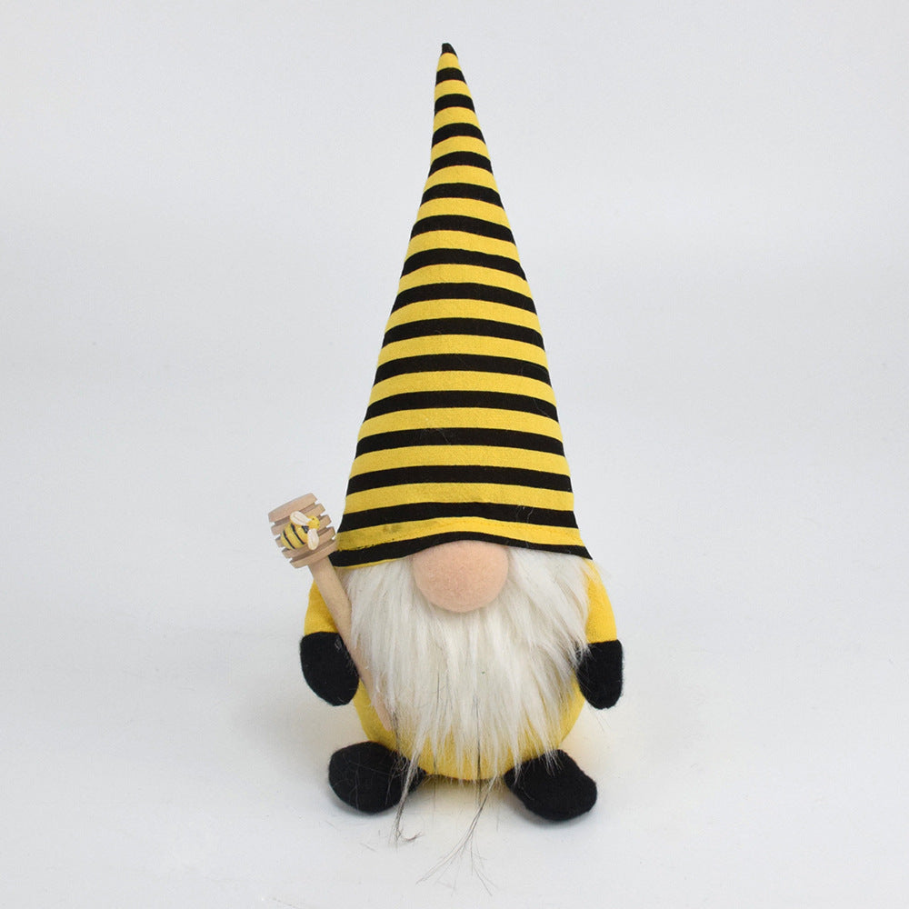 Decorative Bee Hat Ornament – Handmade Nordic Craft Gift for Home & Party