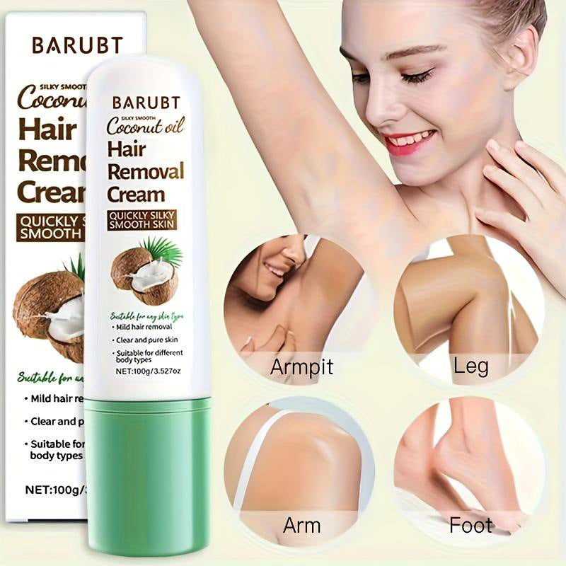 Hair Removal Cream - Gentle, Non-Irritating Formula, 30mL