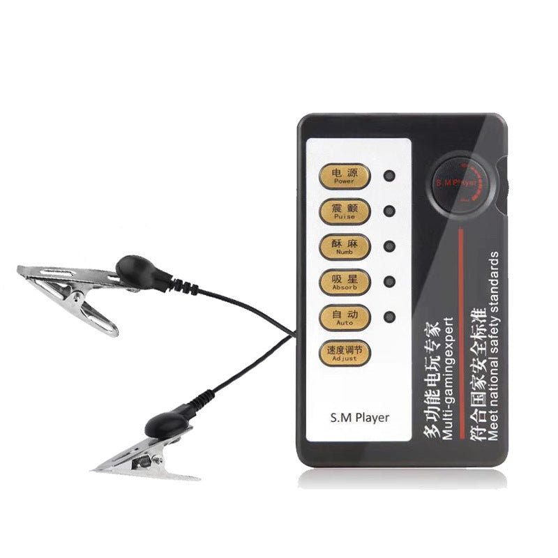 Electric Shock Nipple Clamp Pulse Therapy Toys for Adult Wellness