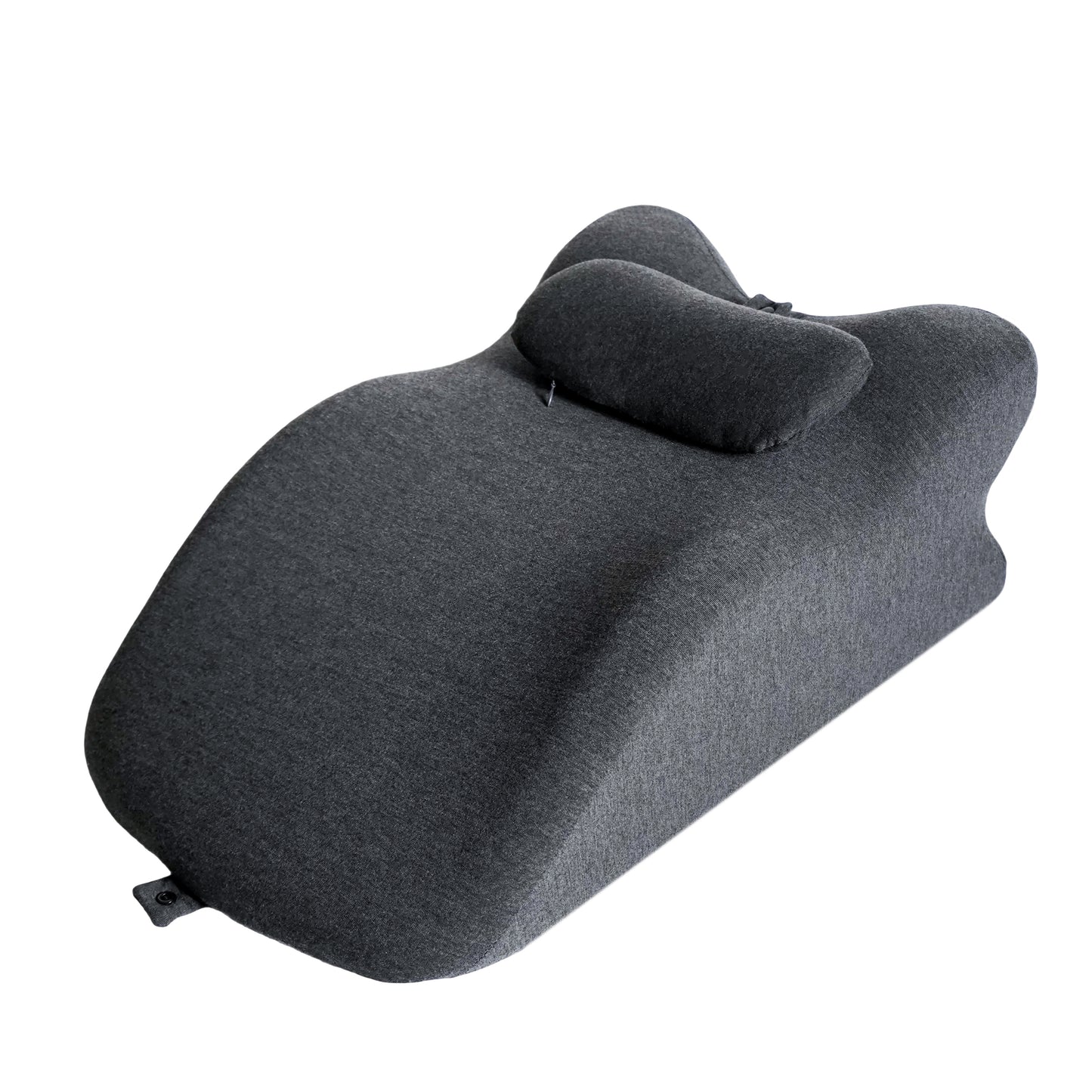 Ergonomic Spinal Posture Support Bed Pillow - Grey