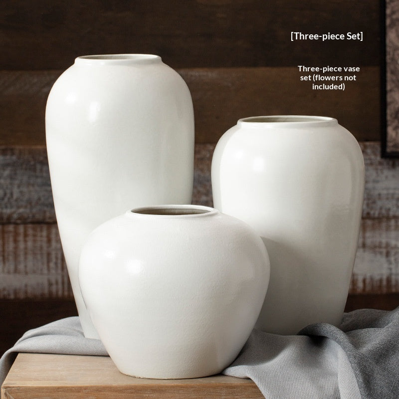 Modern Ceramic Vase for Dried Flowers & Home Decor - Nordic Style