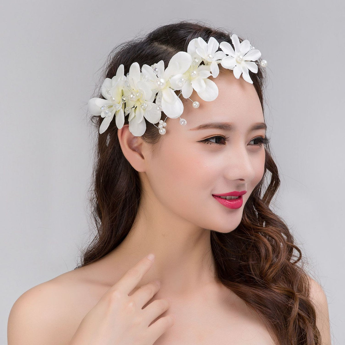Pearl Bride Headdress - Flower Crown