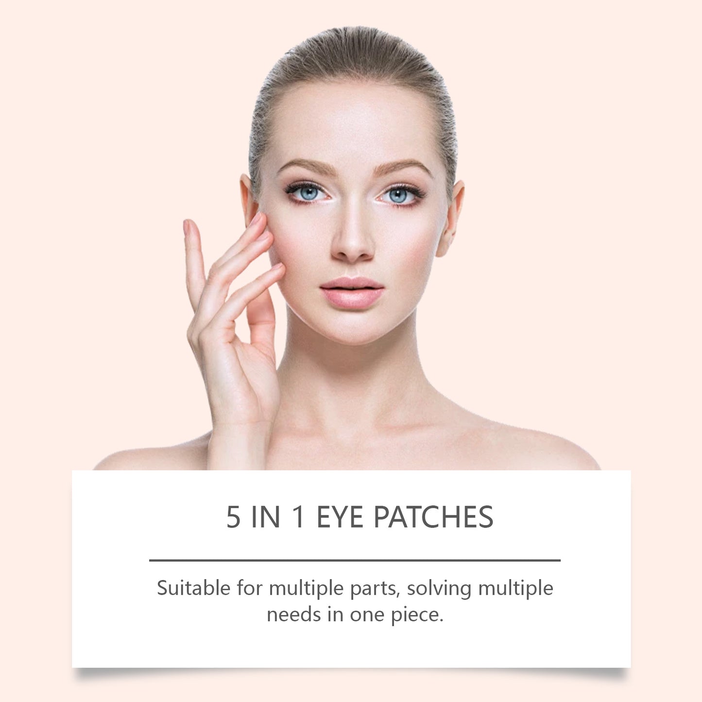 5-in-1 Collagen Eye Mask - 60pcs Moisturizing & Firming Under-Eye Patches
