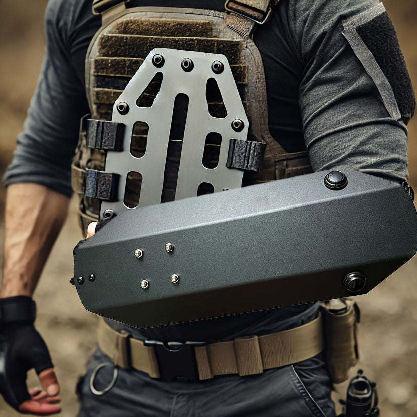 17.5-Inch Tactical Aluminum Alloy Arm Shield - Black