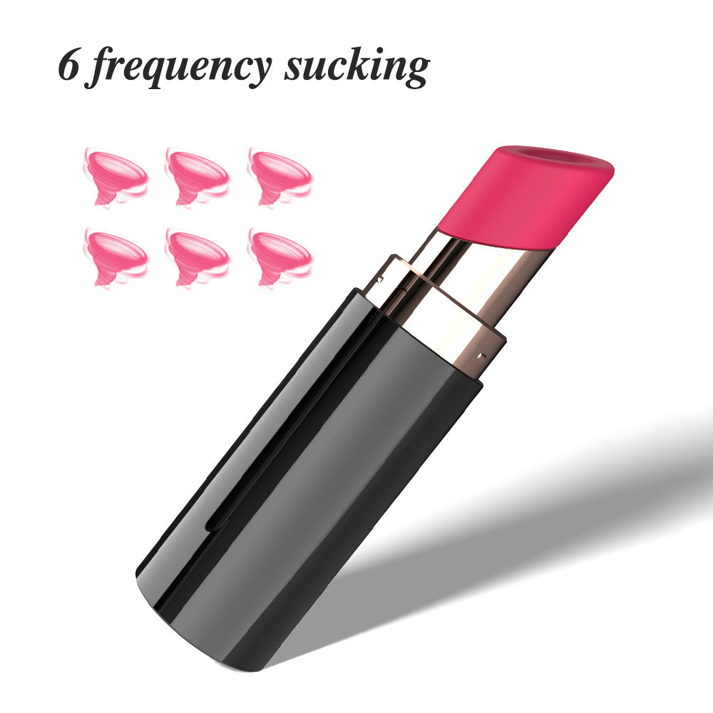 Lipstick-Shaped Sucking Vibration Toy - Waterproof Adult Wellness Device