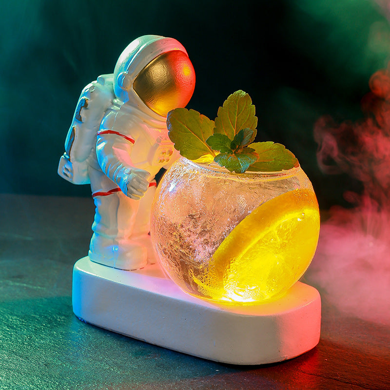 Creative Astronaut Cocktail Glass - Modern Wine Glass for Home Bar, 201-300ml