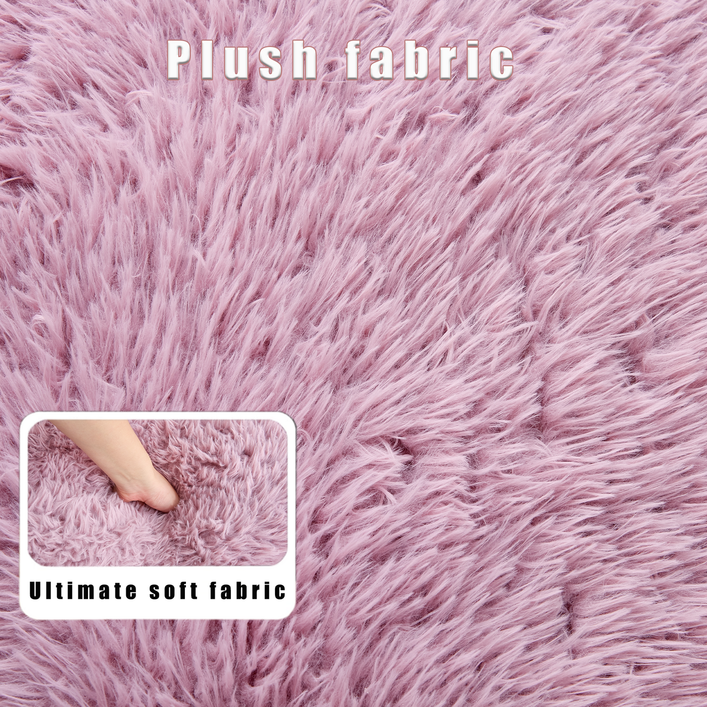Adjustable Lazy Sofa Bed - Plush Fabric, Pink