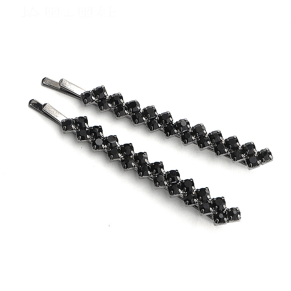 Rhinestone Hairpin Headdress for Women - Elegant Hair Accessory
