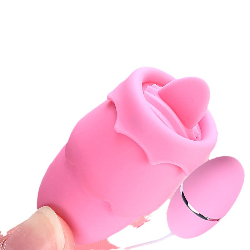 Women's Vibrating Masturbation Egg Pink Purple - Electric Female Wellness Device