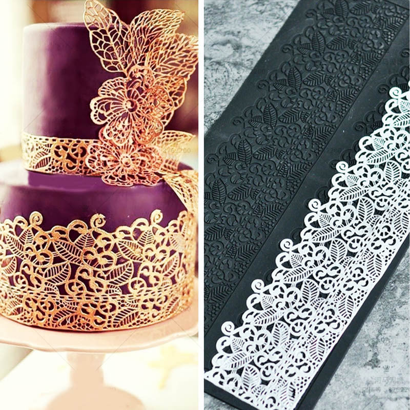 Cake Lace Silicone Mat Food Grade Non-Stick Fondant Decoration Tool