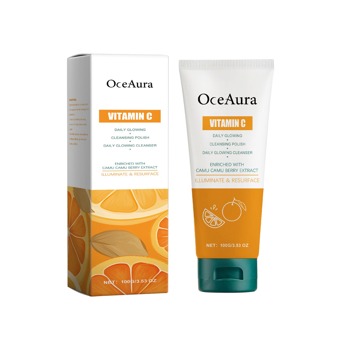 Vitamin C Brightening Facial Cleanser - Hydrating & Nourishing Face Wash
