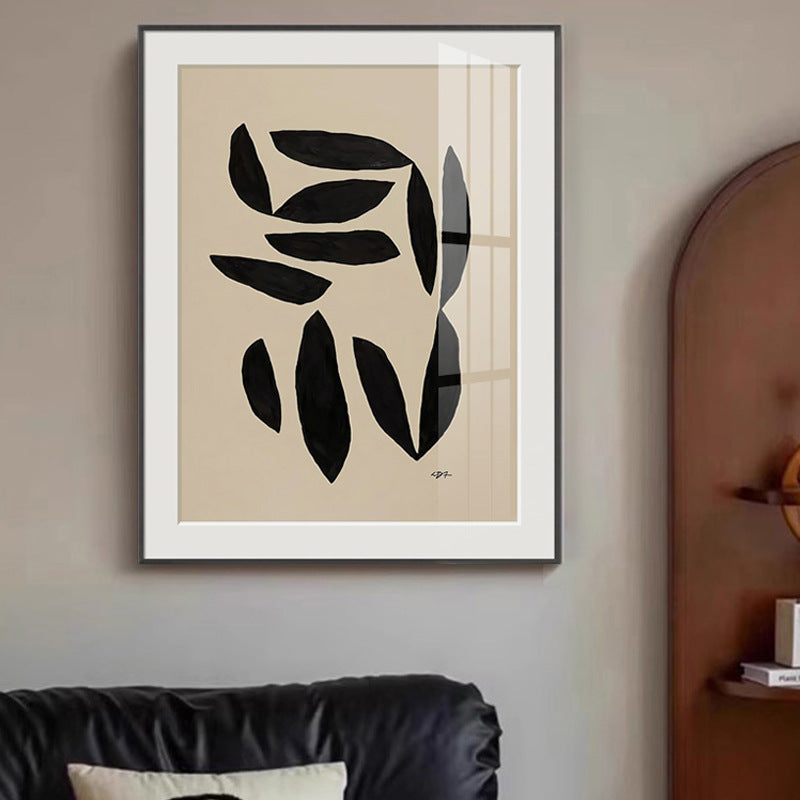 Nordic Light-Luxury Wall Art in Black and White Lines - Modern Minimalist Canvas Decor