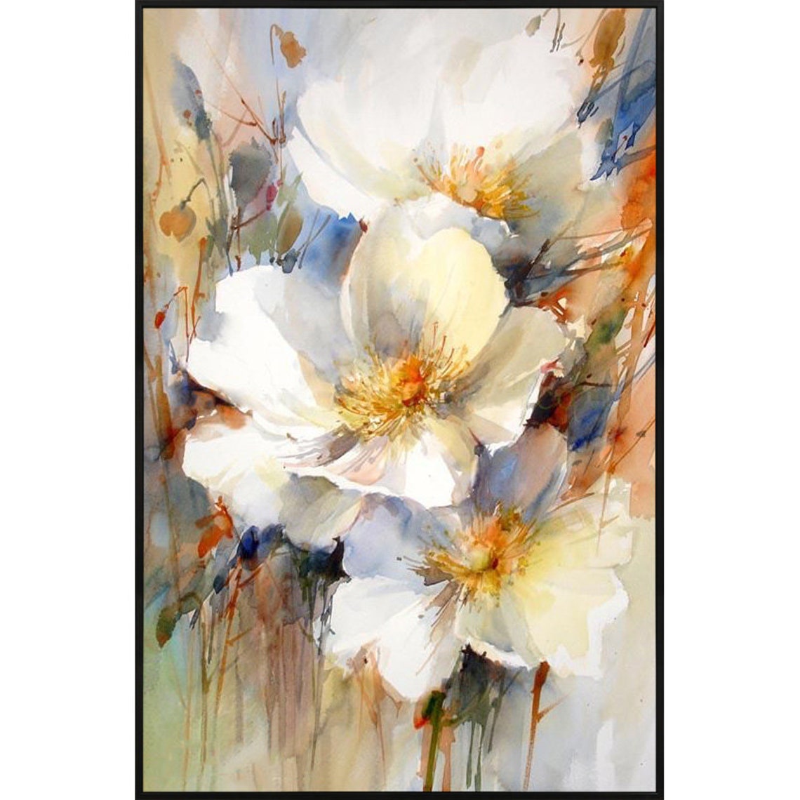 Floral Oil Painting Canvas Wall Art Home Decoration Poster
