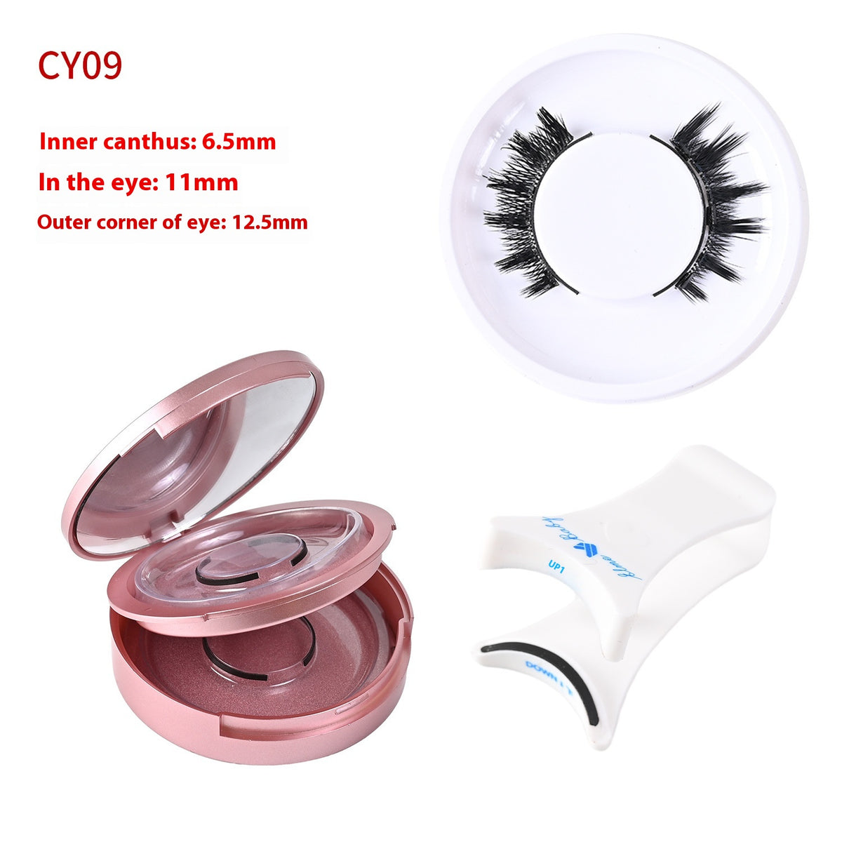 Magnetic Glue-Free False Eyelashes - Natural Look, Long-Lasting, Collection Use