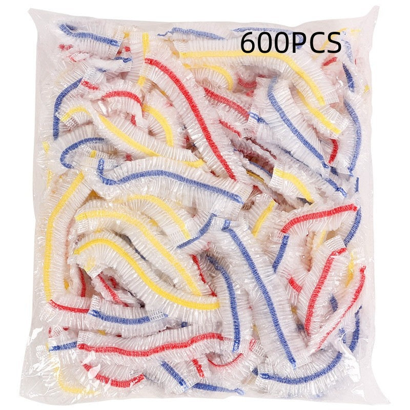 Disposable Food Grade Plastic Cover Pack - Elastic Fresh-Keeping Wrap