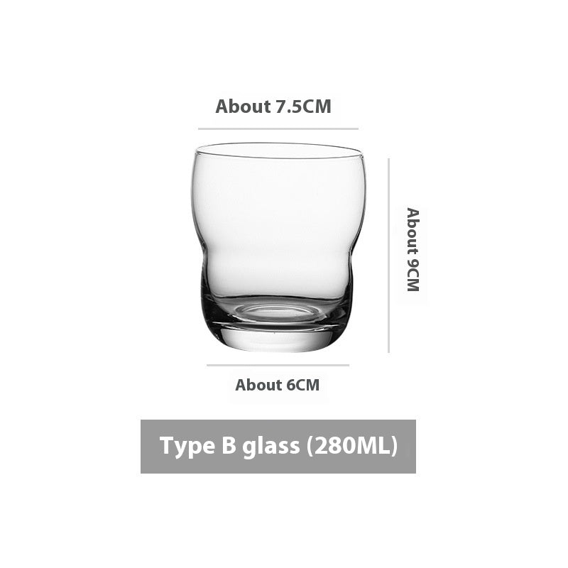 Simple Ins Style Handmade Crystal Glass Goblet - Multiple Variants