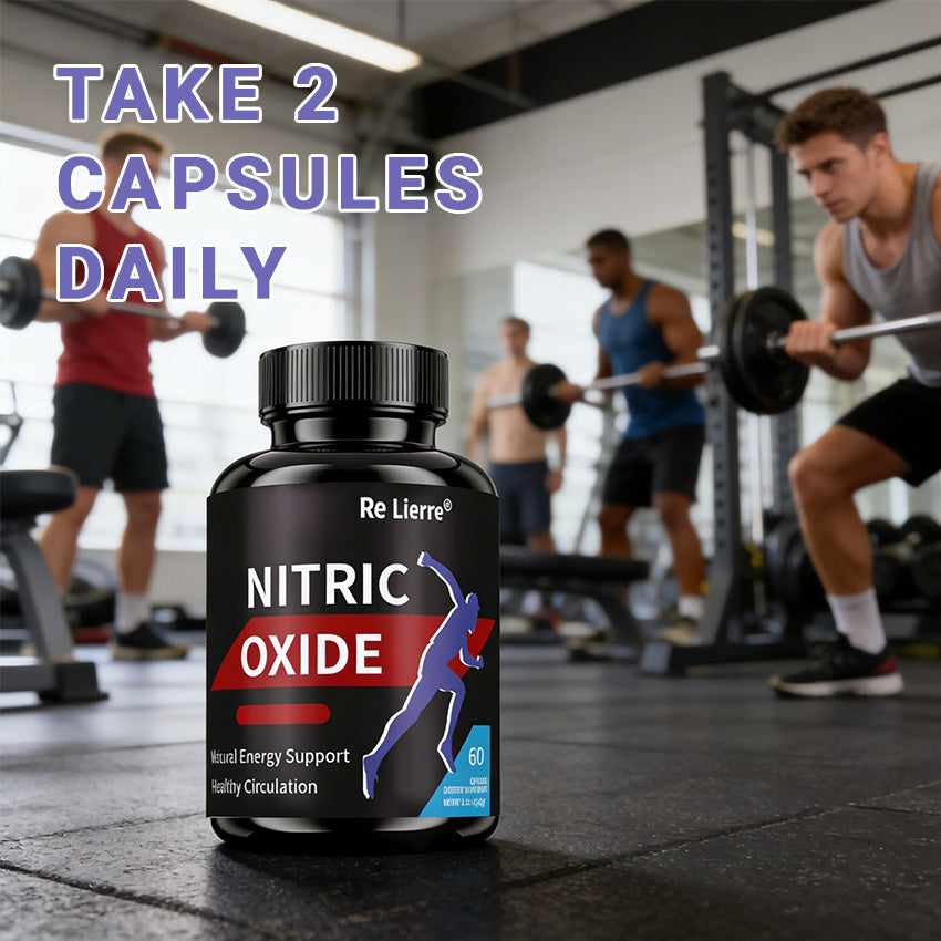 Nitric Oxide Supplement - L-Arginine & L-Citrulline Complex, 60 Capsules