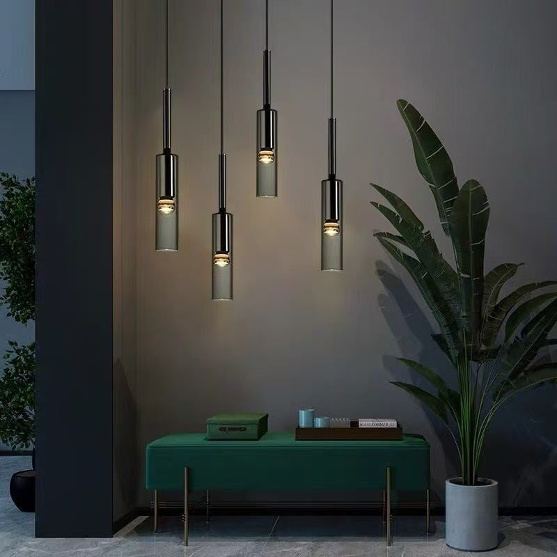Postmodern All-Copper Bedside Pendant Lamp for Bedroom - Nordic Style