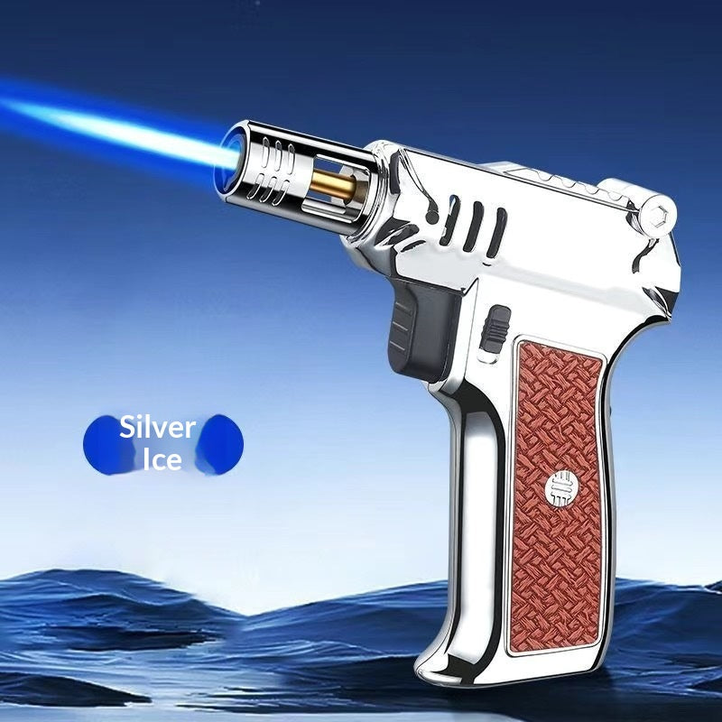 High-Temperature Handheld Flamethrower Windproof Lighter for Fire Outdoors