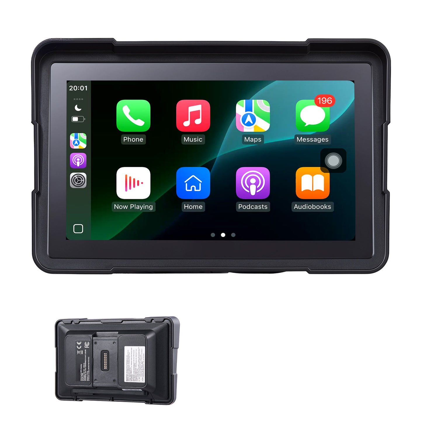 7 Inch Wireless Motorcycle Carplay System with Touchscreen GPS & Bluetooth