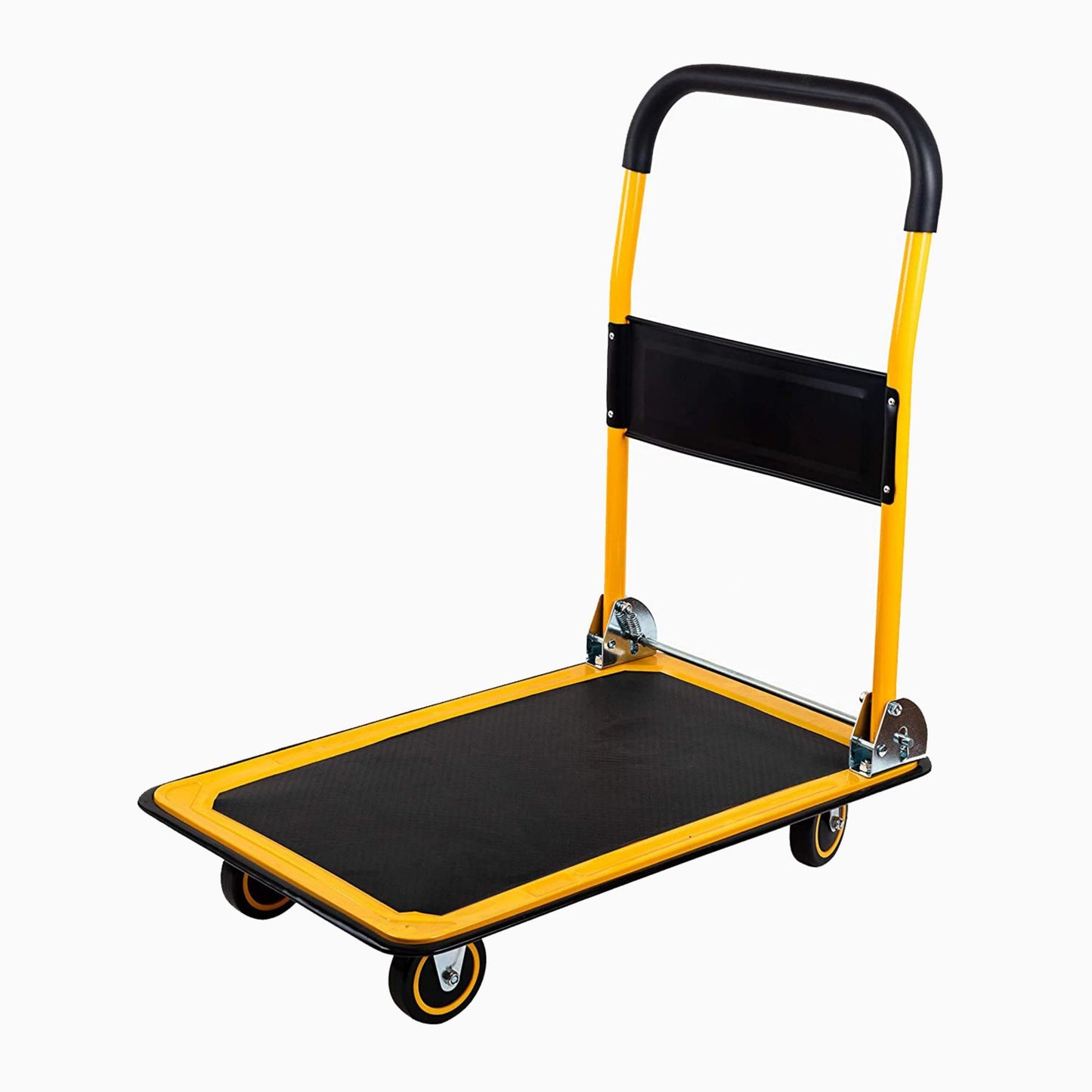 Heavy Duty Folding Platform Truck - 660 Lbs Capacity, Yellow