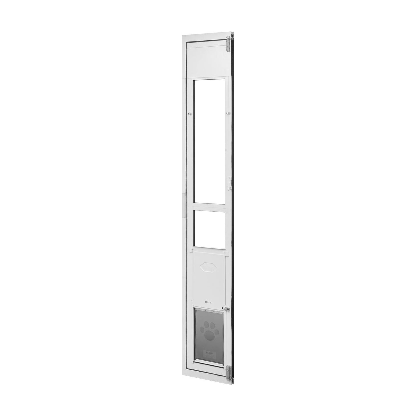 Adjustable Dog Door for Sliding Glass Door - Medium Dogs, Aluminum Frame, Lockable