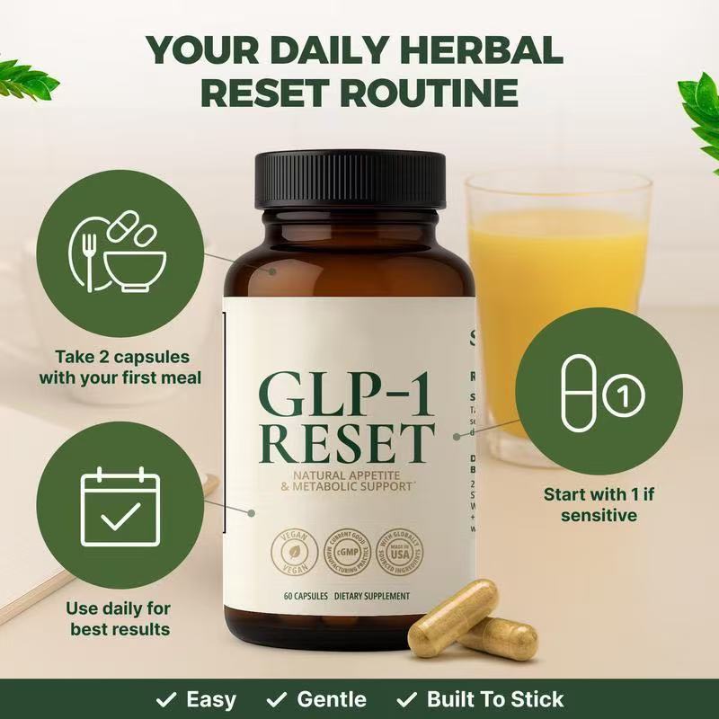 Natural Herbal Gut Health Probiotic Capsules 60 Count