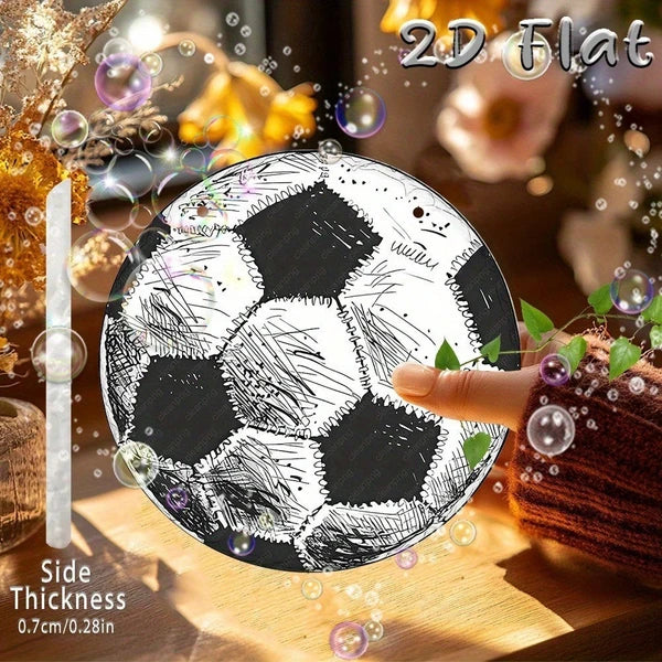 Bohemian Metal Football Sign - Decorative Wall Art