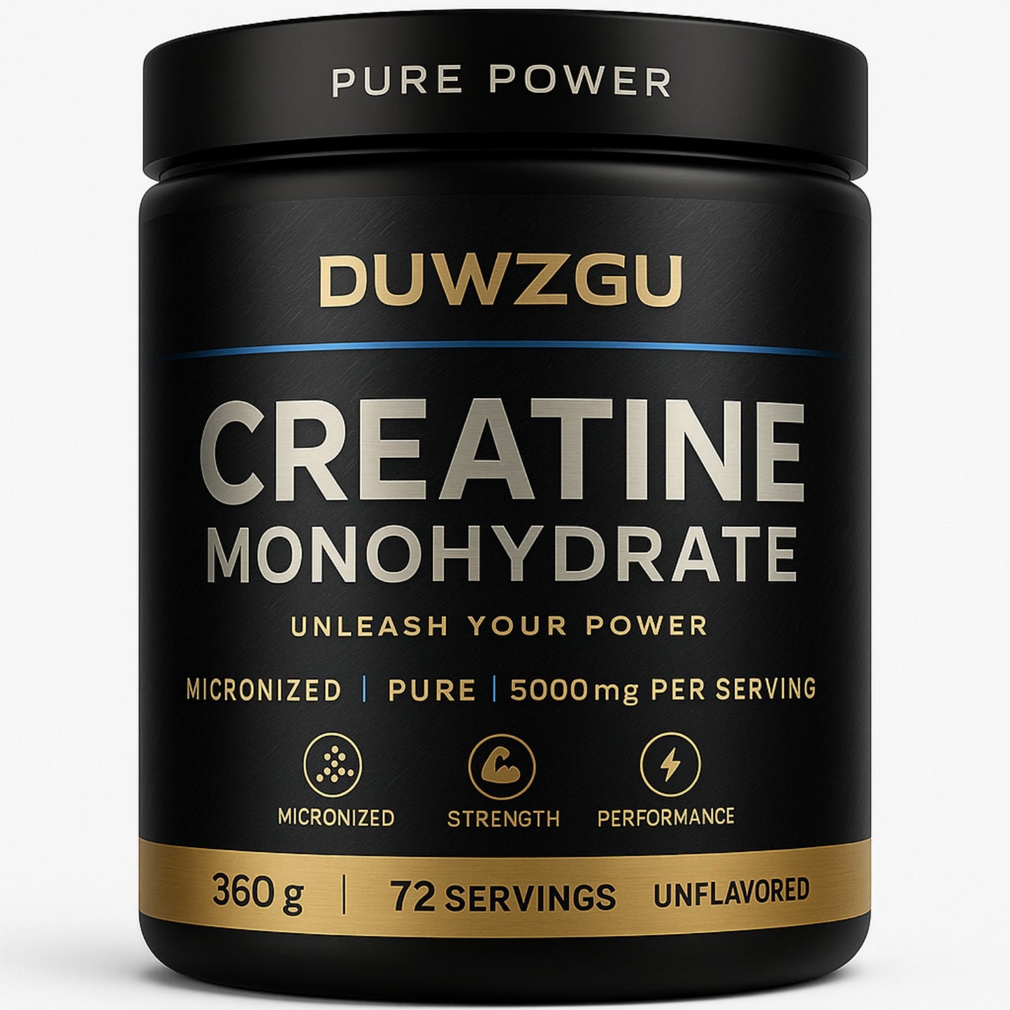 Watermelon Flavored Creatine Powder Supplement for Muscle Recovery