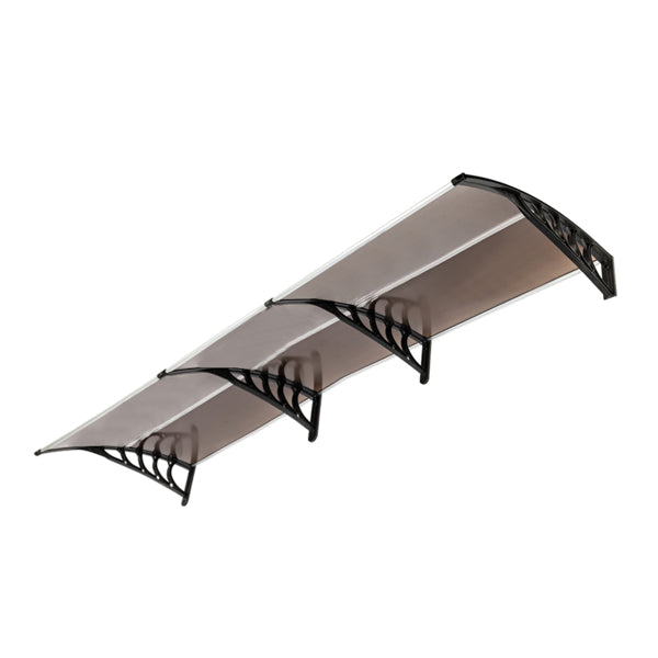 Door & Window Rain Cover - Brown Board with Black Holder