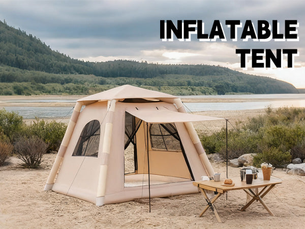 Inflatable Camping Tent for 2-4 People - Waterproof & Quick Setup