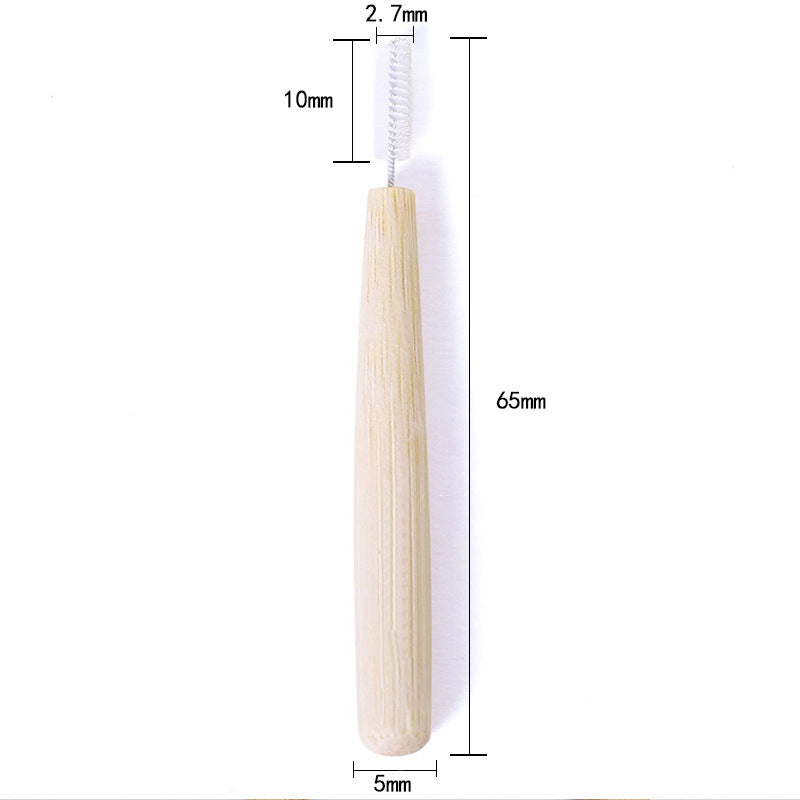 Bamboo Interdental Brush 30pcs Dental Cleaning Floss Picks - Orthodontic Oral Care