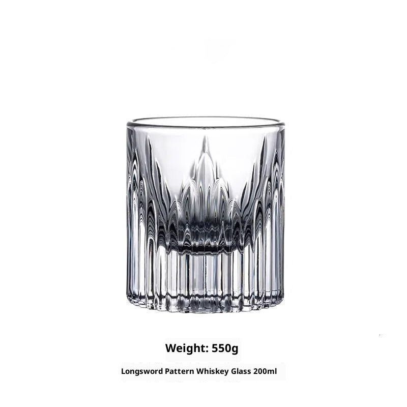 Elegant Crystal Wine Glass Set - Multiple Styles & Sizes