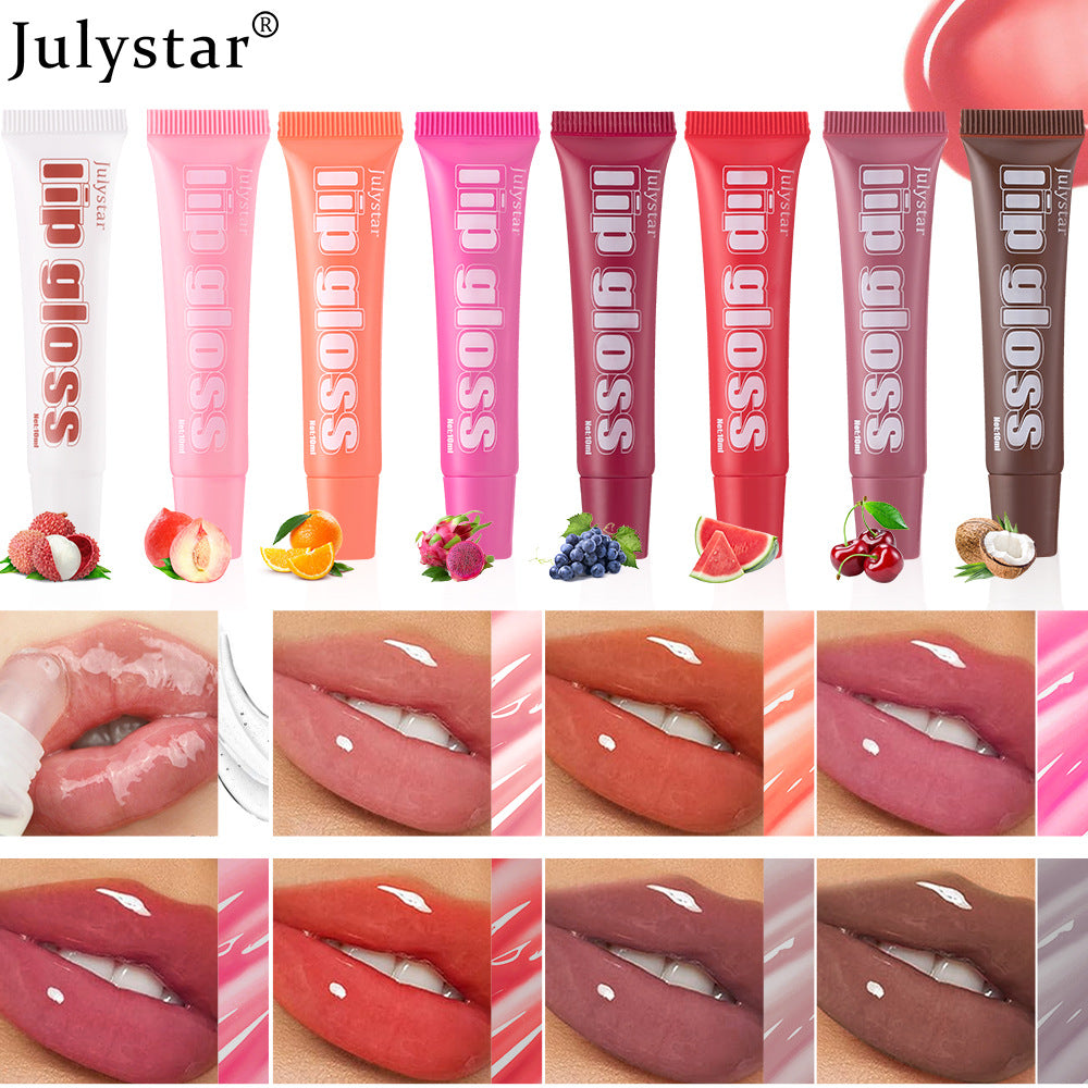 Fruit Flavored Lip Oil Set - Hydrating Lip Glaze & Moisturizing Lip Care