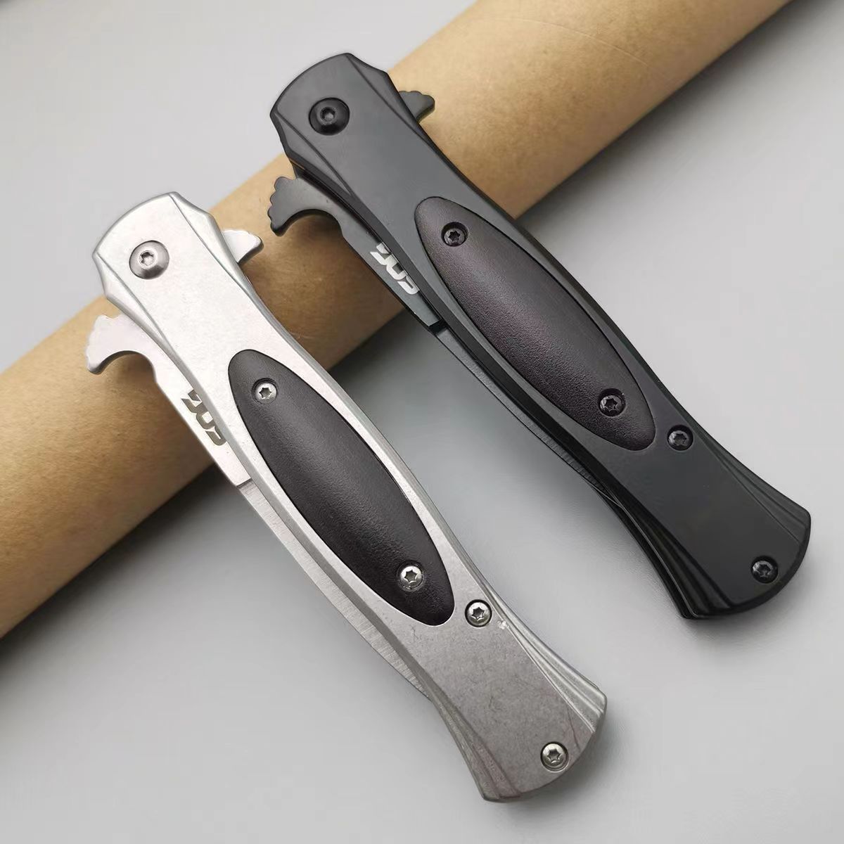 Portable Folding Knife for Outdoor Camping and Hiking - Sharp Metal Blade