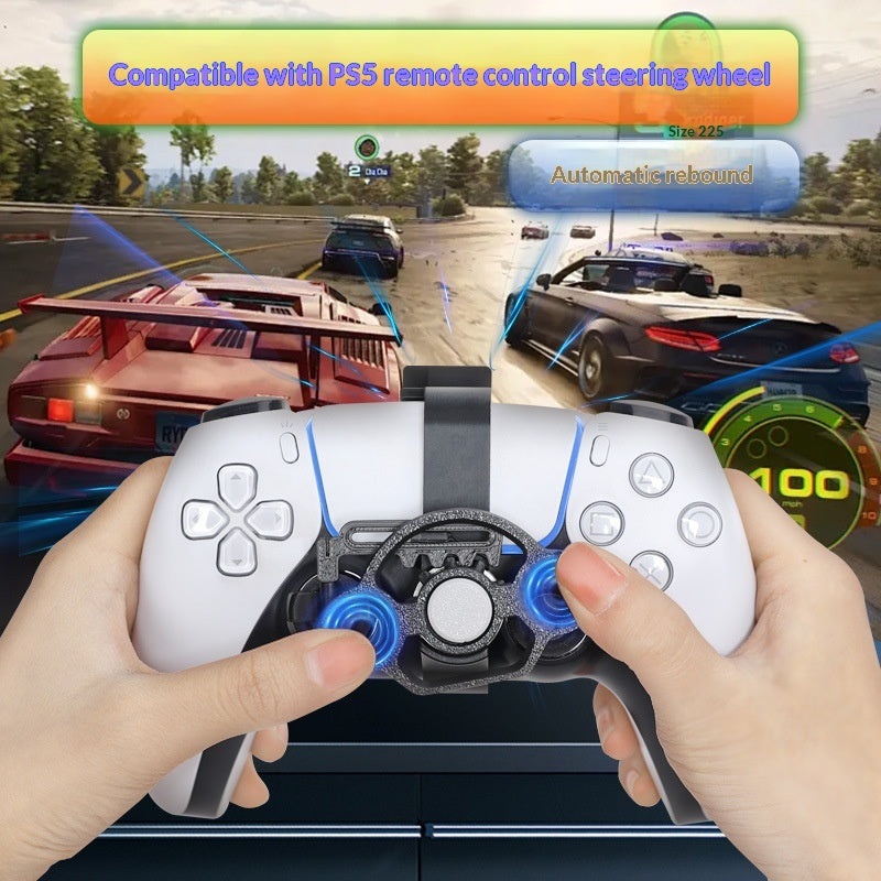 Universal Racing Game Steering Wheel Accessory for PS5 & Xbox Controllers