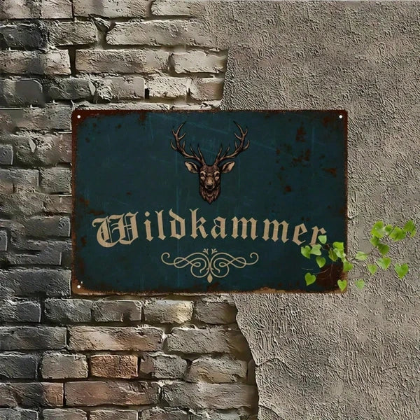 Metal Tin Sign Wall Decoration - 20 cm x 20 cm