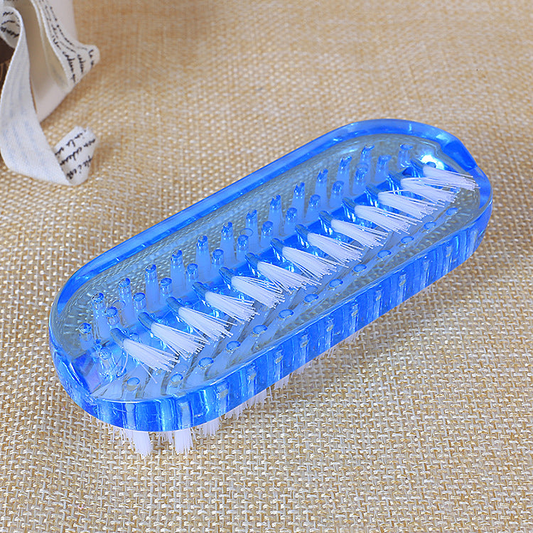 Multicolor Nail Art Cleaning Brush - Plastic Nail Tool for Nail Care