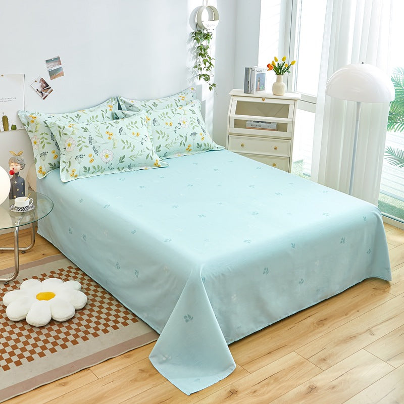 Cotton Printed Twill Bed Sheets - Multiple Sizes & Patterns Available